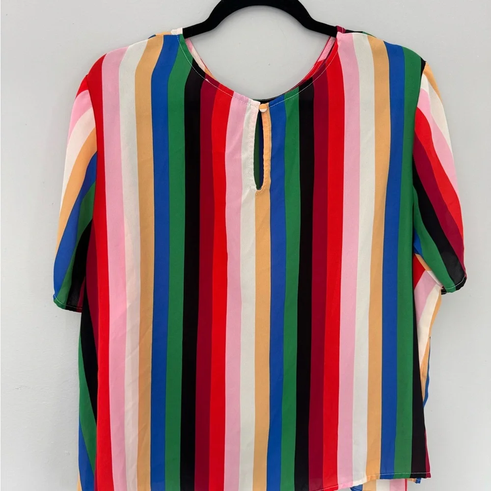 Forever 21 Plus Size 3X Multicolor Stripe Top - Picture 4 of 4